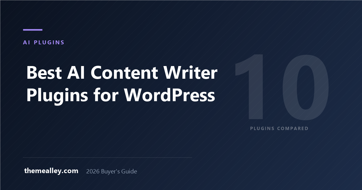 Best AI Content Writer Plugins for WordPress