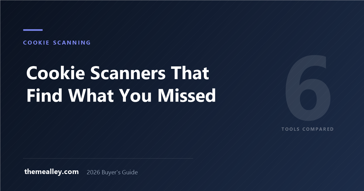 Cookie scanners and consent auditing tools compared on coverage, scheduling and pricing meters