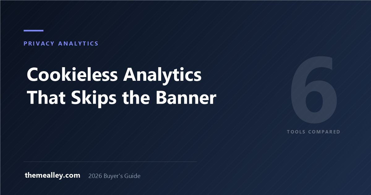 Privacy-first cookieless analytics tools for WordPress compared on pricing, hosting and data residency