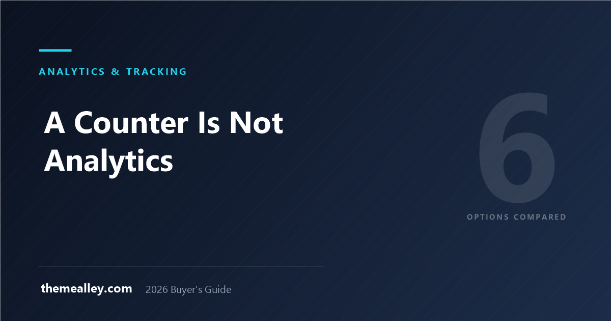 Self-hosted WordPress stats plugins compared on campaign parameter tracking, goals and data storage