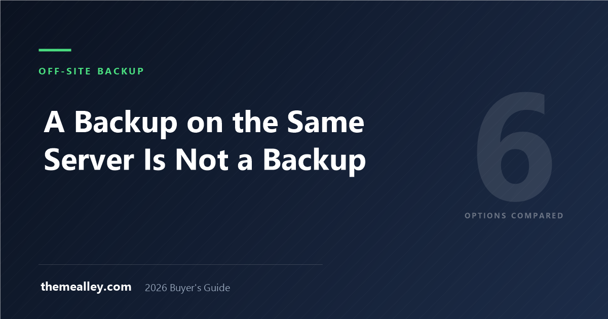 Best WordPress Backup Plugins With Off-Site Storage