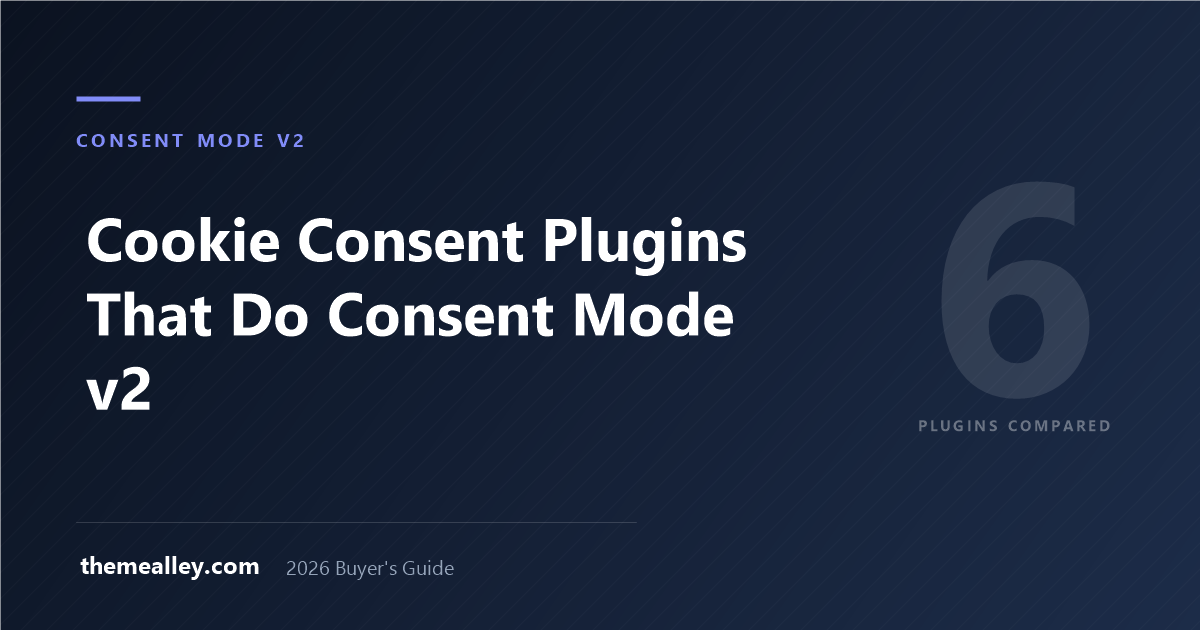 Best WordPress Cookie Consent Plugins With Google Consent Mode v2