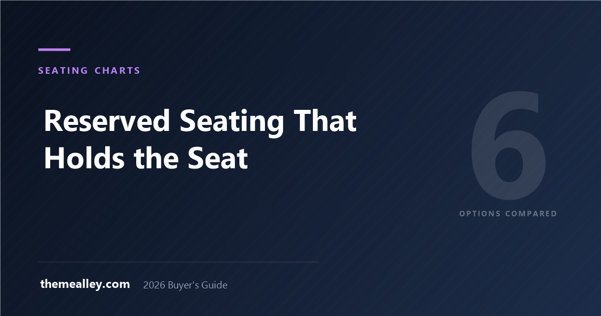 Best WordPress Event Plugins With Seating Charts