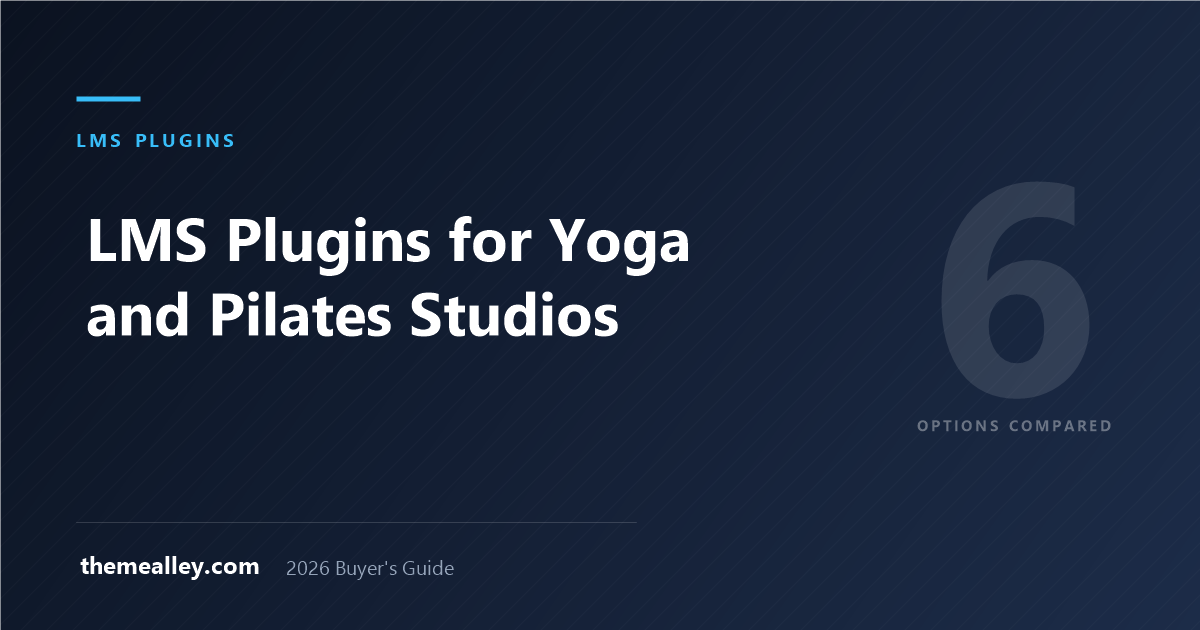 Best WordPress LMS Plugins for Yoga, Pilates and Fitness Studios