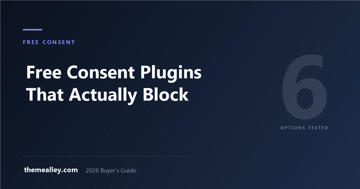 Free WordPress cookie consent plugins compared on whether they block scripts before consent