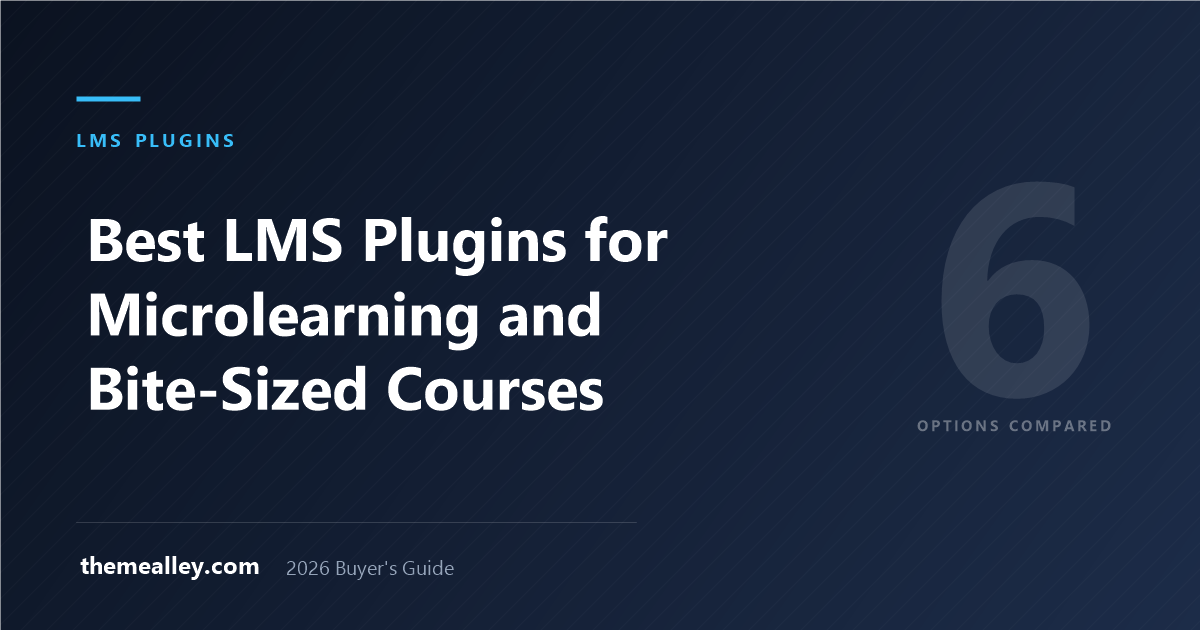 Best LMS Plugins for Microlearning and Bite-Sized Courses (2026)