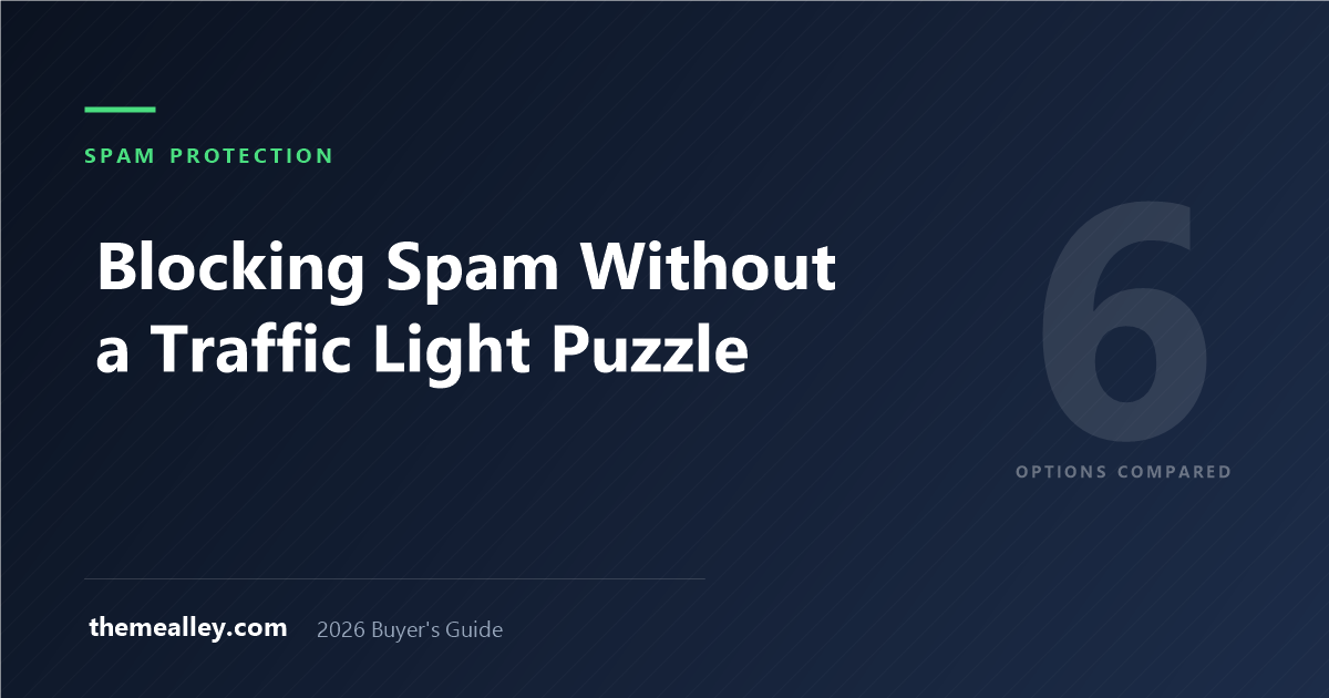 WordPress Spam and Bot Protection Without reCAPTCHA